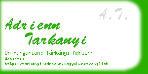 adrienn tarkanyi business card
